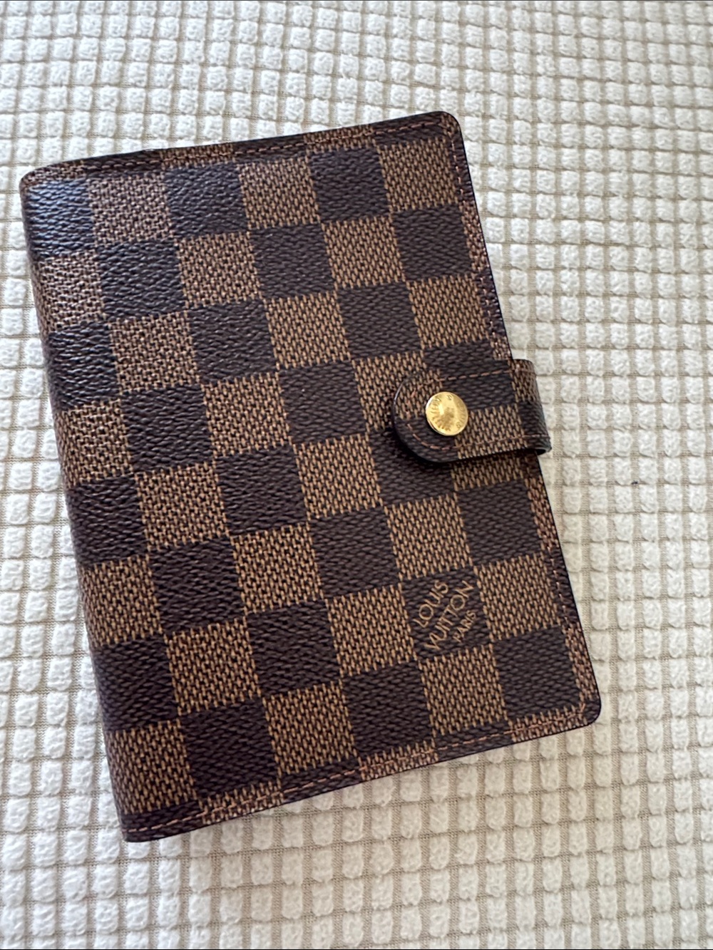 Louis Vuitton Damier Ebene PM Agenda